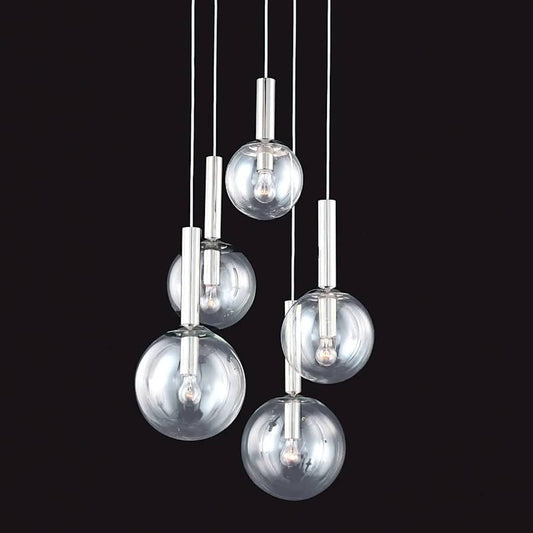 Sonneman Bubbles 5 Light 26" Wide Multi Light Pendant