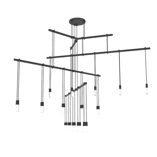 Sonneman Suspenders LED 4-Tier Tri-Bar Multi Light Pendant