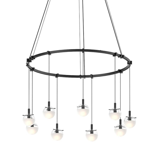 Sonneman Suspenders LED Single Ring Multi Light Pendant