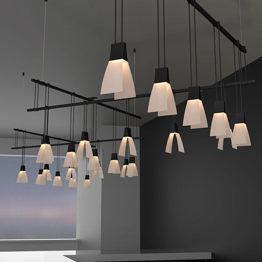 Sonneman Suspenders LED 5-Bar Zig Zag Multi Light Pendant