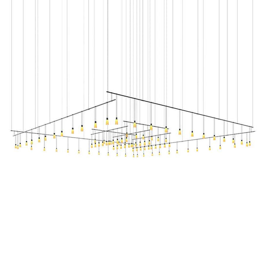 Sonneman Suspenders 220" Wide Suspension Pendant