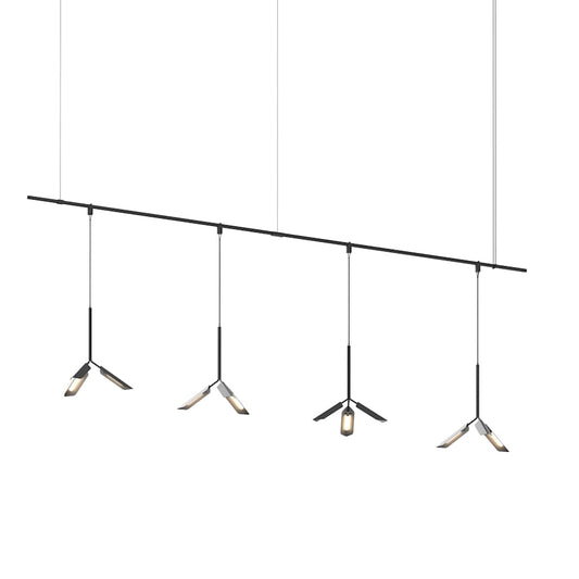 Sonneman Suspenders 4 Light 49" Wide LED Suspension Multi Light Pendant