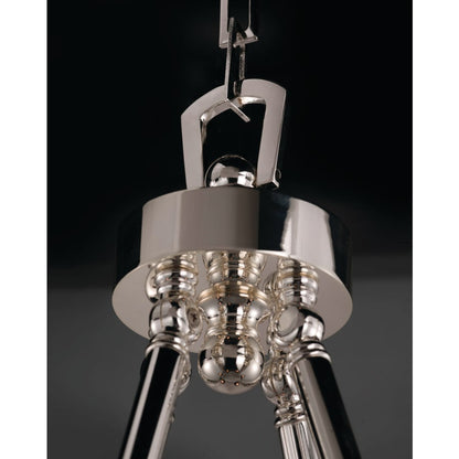Studio M Jefferson 6 Light 37-1/2" Wide Chandelier with Silk Shades