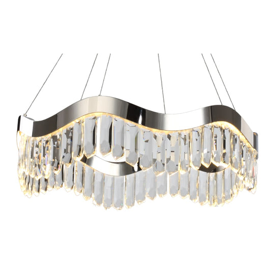 Studio M Rolland 30" Wide LED Crystal Pendant