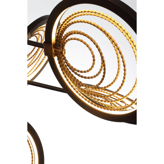Studio M Lariat 7 Light 37" Wide LED Abstract Pendant