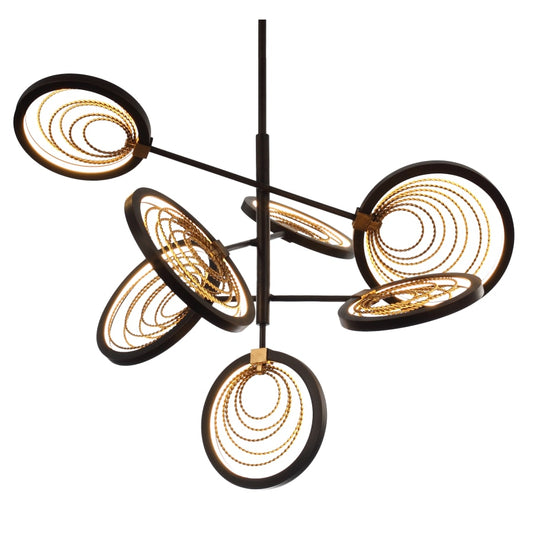 Studio M Lariat 7 Light 37" Wide LED Abstract Pendant