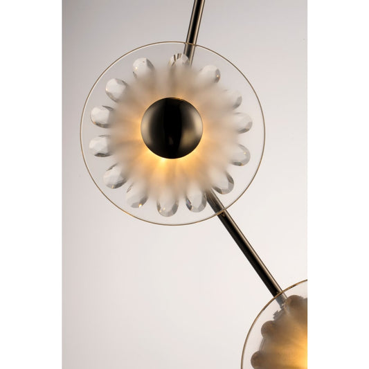 Studio M Peony 7 Light 50" Wide LED Abstract Multi Light Pendant