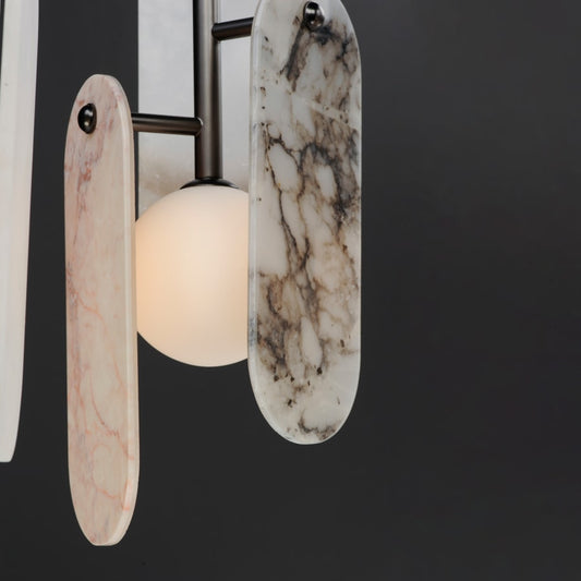 Studio M Megalith 5 Light 48" Wide LED Linear Chandelier by Nina Magon