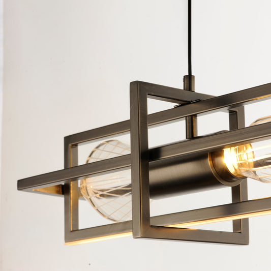 Studio M Zeppelin 6" Wide LED Linear Chandelier by Nina Magon