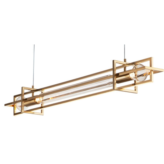 Studio M Zeppelin 6" Wide LED Linear Chandelier by Nina Magon
