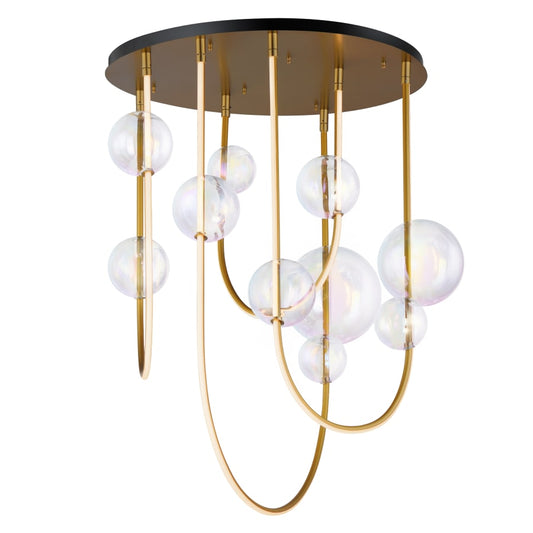 Studio M Dreamer 33" Wide LED Abstract Multi Light Pendant