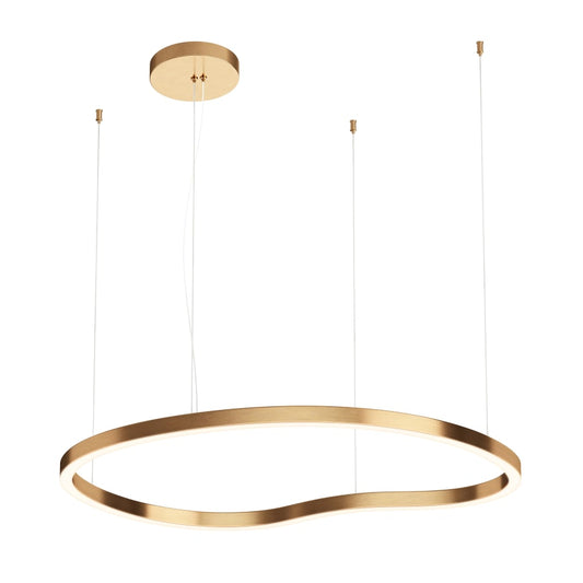 Studio M Unity XL 41" Wide LED Abstract Linear Chandelier