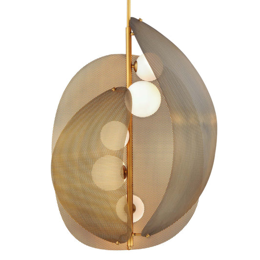 Studio M Chips 5 Light 35" Wide LED Chandelier by Mat Sanders