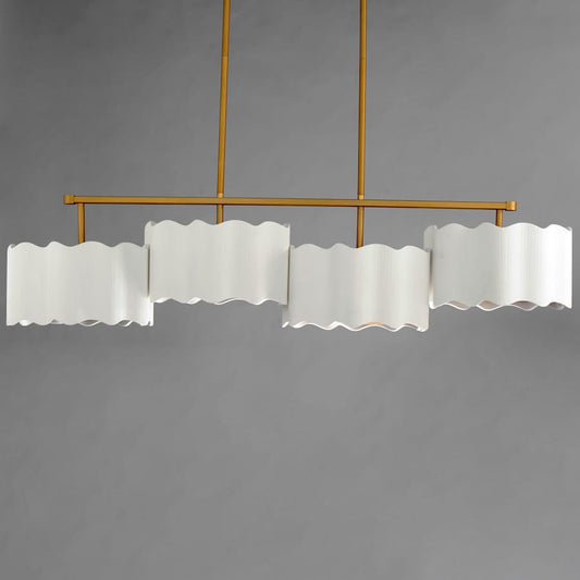 Studio M Curtain Call 12 Light 13" Wide LED Linear Pendant