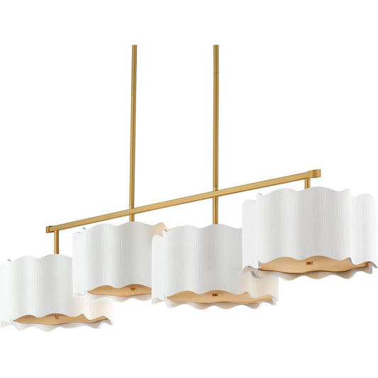 Studio M Curtain Call 12 Light 13" Wide LED Linear Pendant