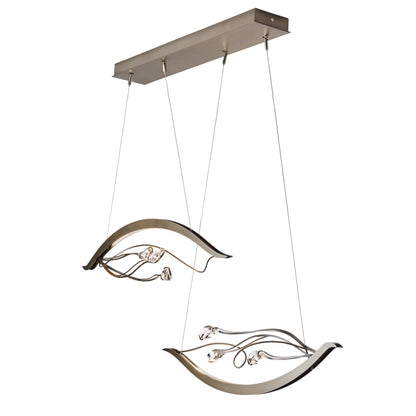 Synchronicity Courb¨¦ 45-5/16" Wide Integrated LED Linear Chandelier