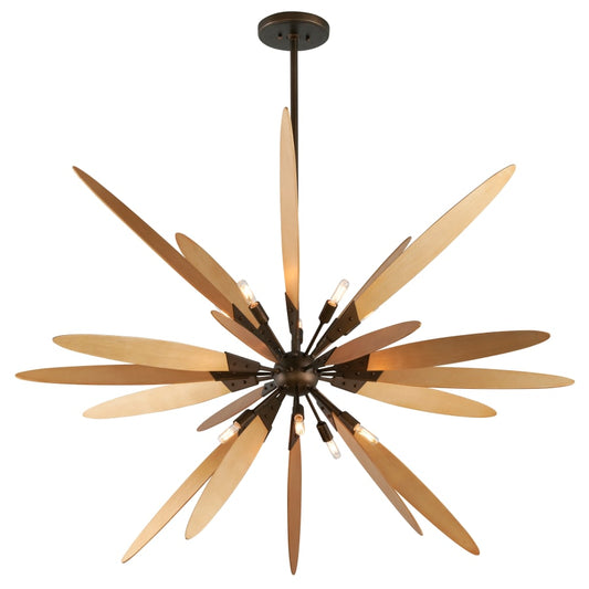 Troy Lighting Dragonfly 10 Light 60" Wide Hand Crafted Pendant