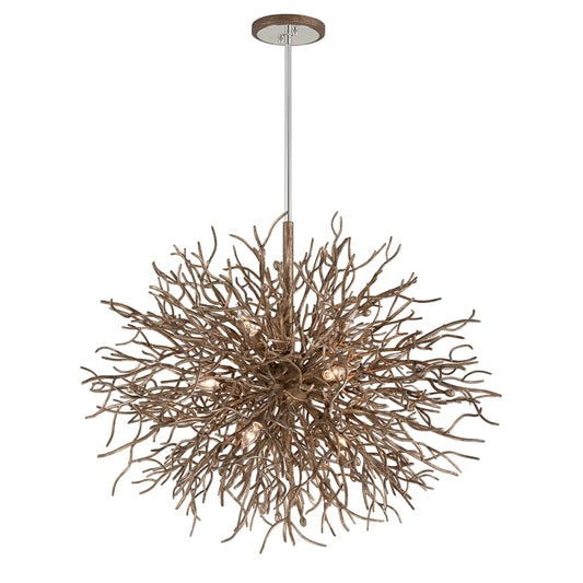 Troy Lighting Sierra 40" Wide 9 Light Abstract Chandelier