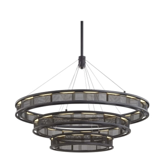 Troy Lighting Fuze 3 Light 39" Wide LED Ring Chandelier