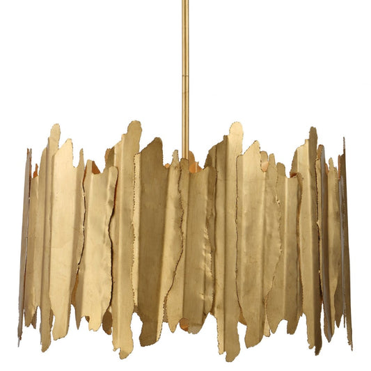 Uttermost Golden Gate 8 Light 28" Wide Drum Chandelier