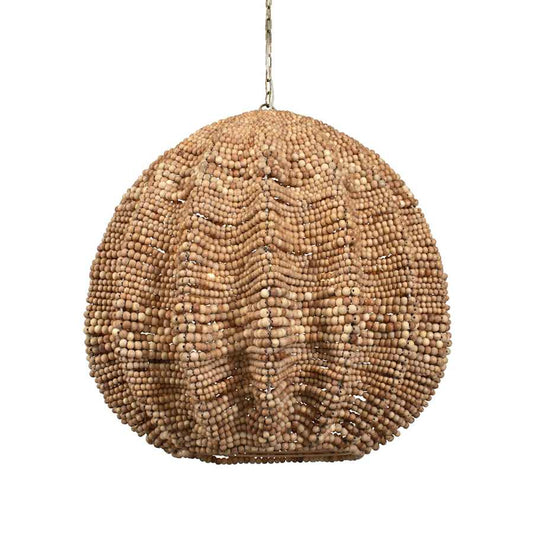 Uttermost Kauri 5 Light 30" Wide Wood Pendant