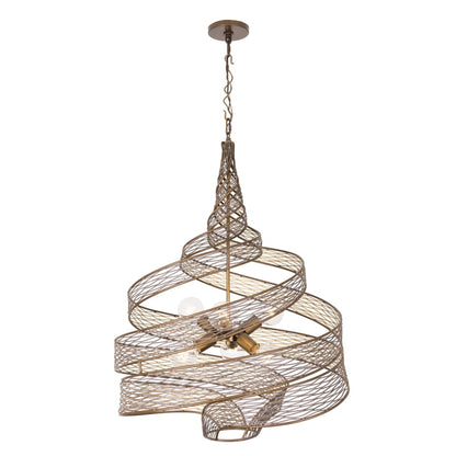 Varaluz Flow 6 Light 26" Wide Abstract Chandelier