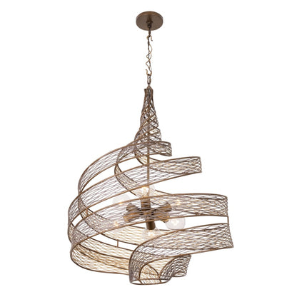 Varaluz Flow 6 Light 26" Wide Abstract Chandelier