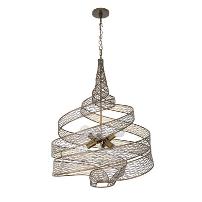Varaluz Flow 6 Light 26" Wide Abstract Chandelier