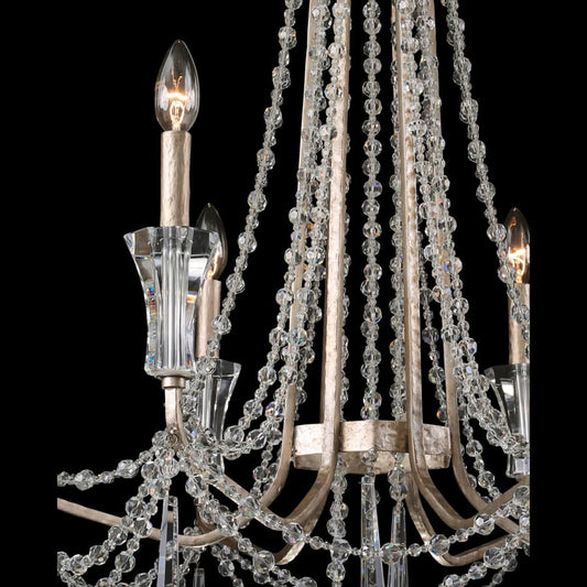 Varaluz Barcelona 6 Light 27" Wide Crystal Chandelier