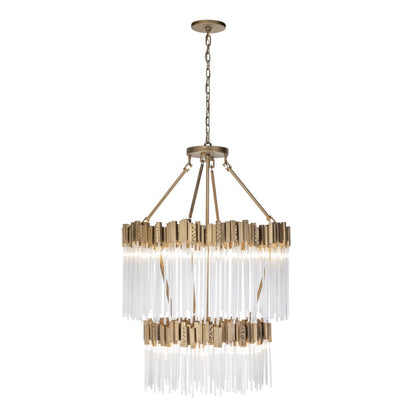 Varaluz Matrix 14 Light 30" Wide Waterfall Chandelier