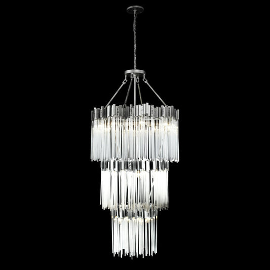 Varaluz Matrix 18 Light 30" Wide Waterfall Chandelier