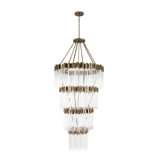 Varaluz Matrix 30 Light 40" Wide Waterfall Chandelier