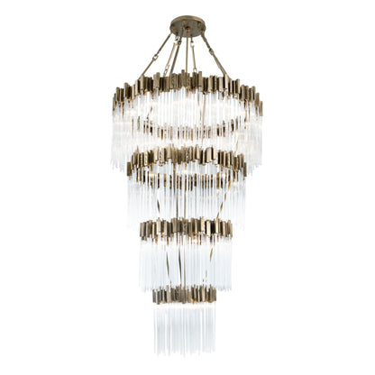 Varaluz Matrix 30 Light 40" Wide Waterfall Chandelier