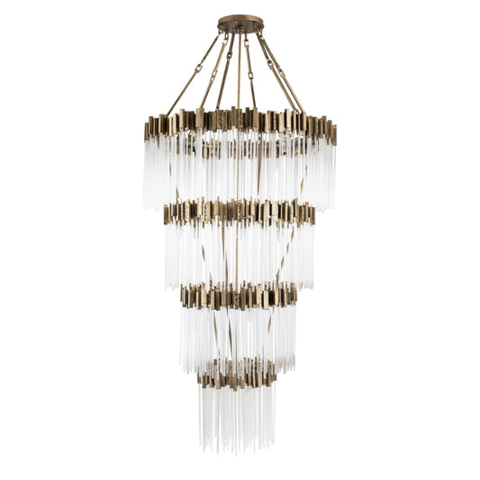 Varaluz Matrix 30 Light 40" Wide Waterfall Chandelier