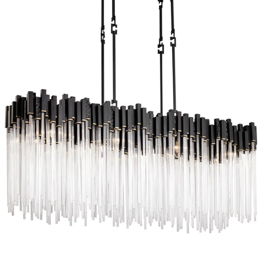 Varaluz Matrix 8 Light 49" Wide Linear Chandelier