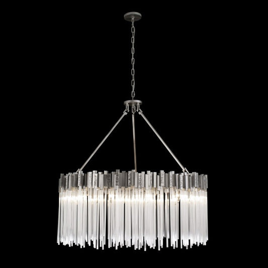 Varaluz Matrix 12 Light 40" Wide Ring Chandelier
