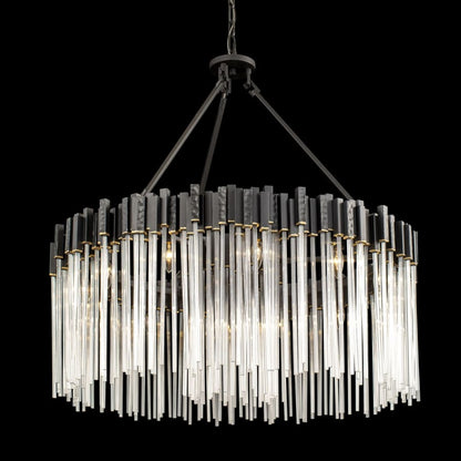 Varaluz Matrix 12 Light 40" Wide Ring Chandelier
