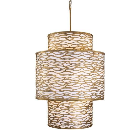 Varaluz Kato 16 Light 32" Wide Waterfall Chandelier