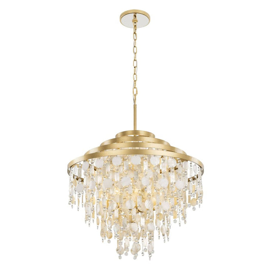 Varaluz Kalani 10 Light 28" Wide Waterfall Chandelier