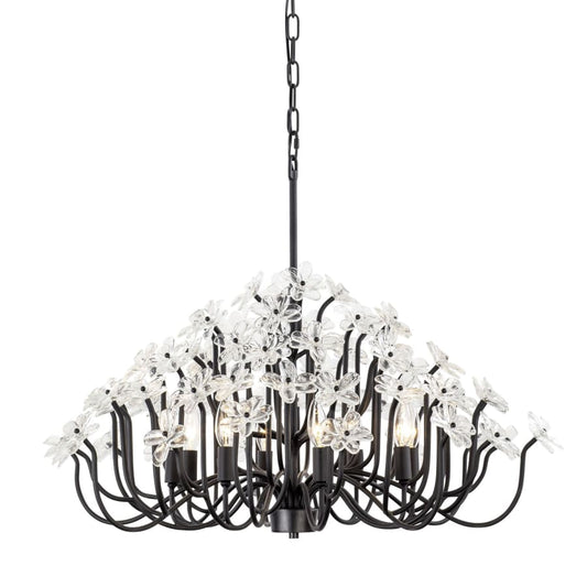 Varaluz Wildflower 8 Light 32" Wide Candle Style Chandelier
