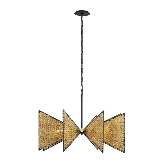 Varaluz Machina 8 Light 32" Wide Abstract Chandelier
