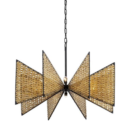 Varaluz Machina 8 Light 32" Wide Abstract Chandelier