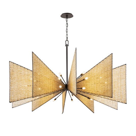Varaluz Machina 30 Light 73" Wide Abstract Sputnik Chandelier