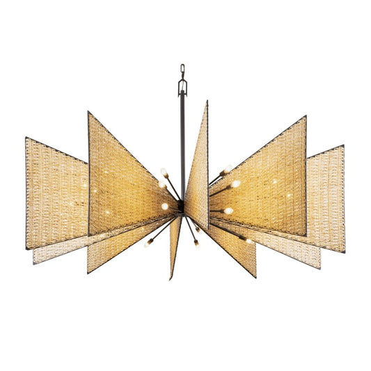 Varaluz Machina 30 Light 73" Wide Abstract Sputnik Chandelier