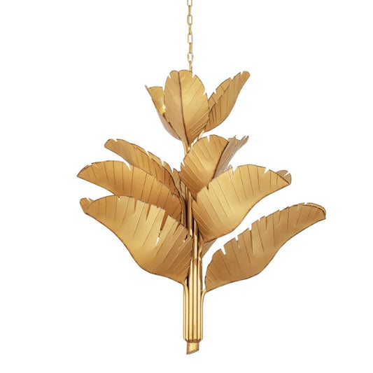 Varaluz Banana Leaf 12 Light 44" Wide Abstract Candle Style Chandelier