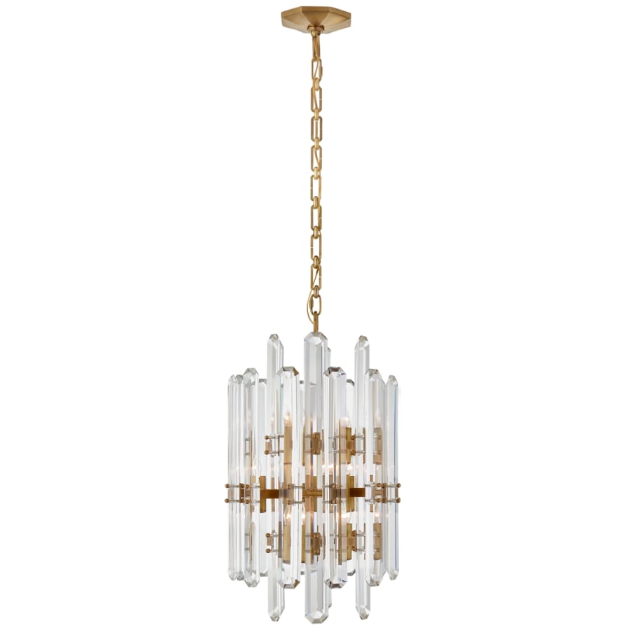 Visual Comfort Bonnington 25" Tall Chandelier with Crystal by AERIN