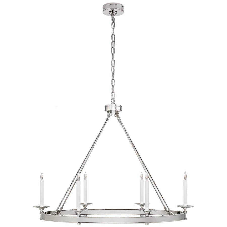 Visual Comfort Launceton 39" Large Oval Chandelier by E. F. Chapman