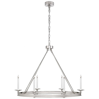 Visual Comfort Launceton 39" Large Oval Chandelier by E. F. Chapman