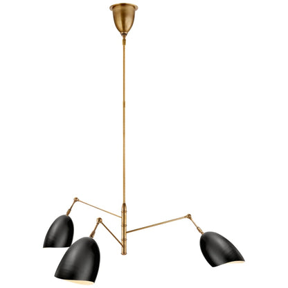 Visual Comfort Sommerard 50" Medium Triple-Arm Chandelier by AERIN