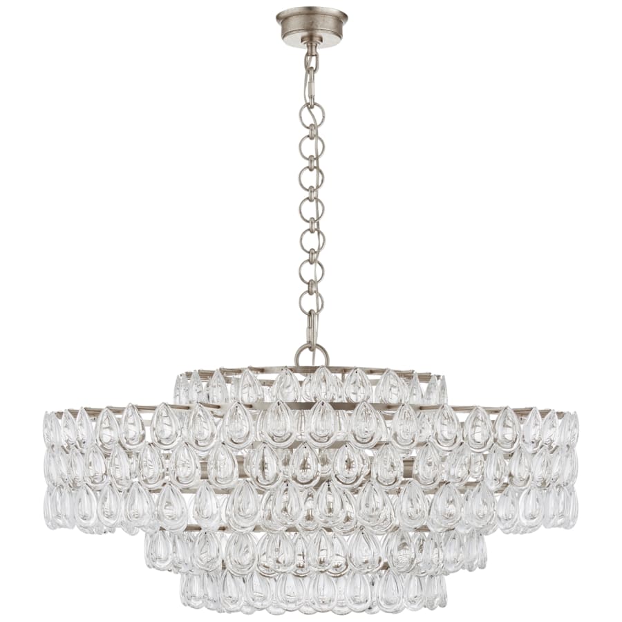 Visual Comfort Liscia 36" Large Chandelier with Crystal by AERIN